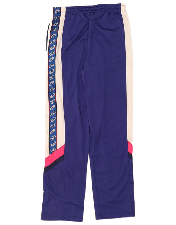Pantaloni de trening grafic Asics pentru bărbați IT 54 XL, albastru bleumarin, color block