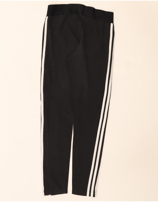 Leggings pentru femei Adidas UK 8/10, bumbac negru mic