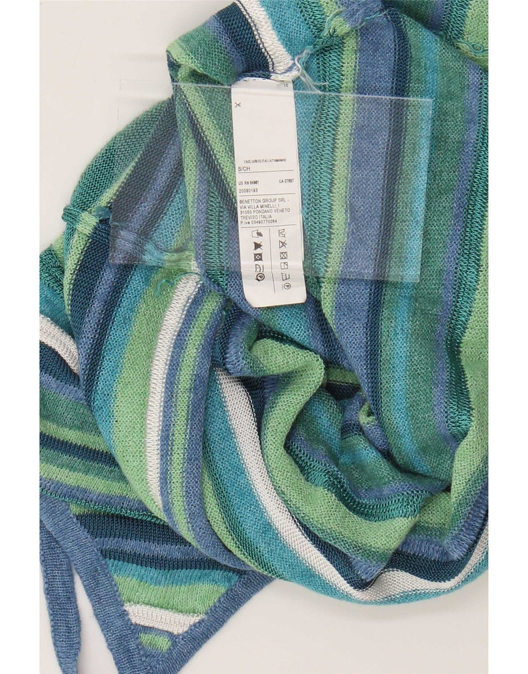 Benetton Womens Cami Top UK 10 Small Multicolored Dunge Viscose