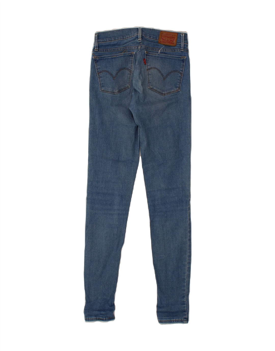 LEVI'S Womens 710 Super Skinny Jeans W27 L32  Blue Vintage Levi's and Second-Hand Levi's from Messina Hembry 