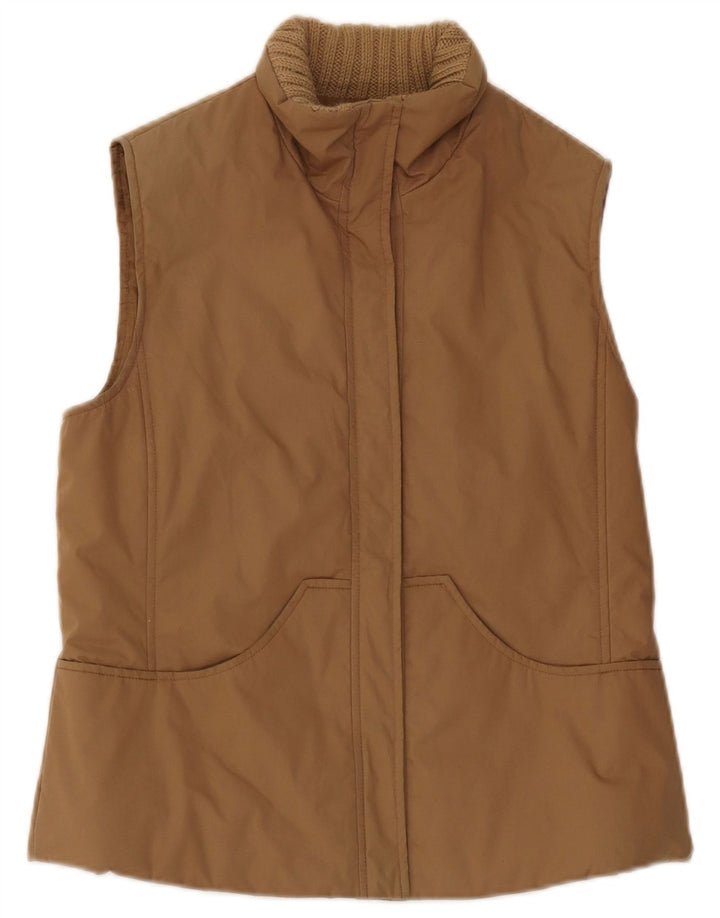 Max & Co. Gilet capitonat supradimensionat pentru femei UK 10 mic, bej, bumbac