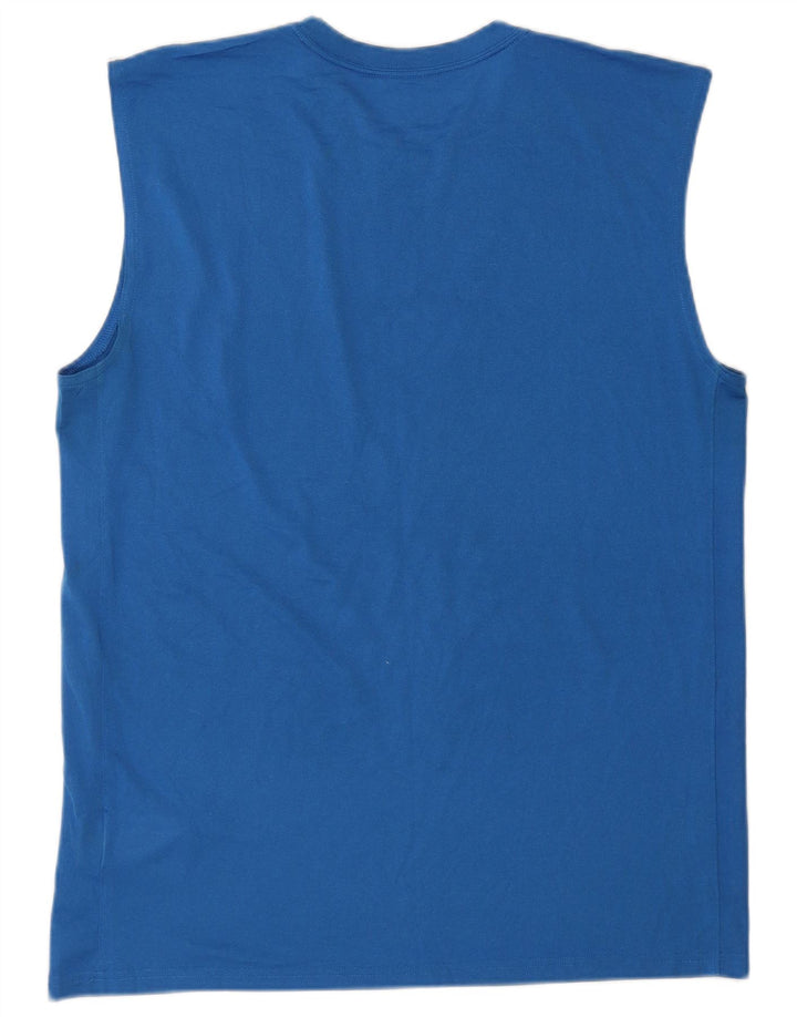 Vesta Dri Fit Nike pentru bărbați, mare, albastru, poliester