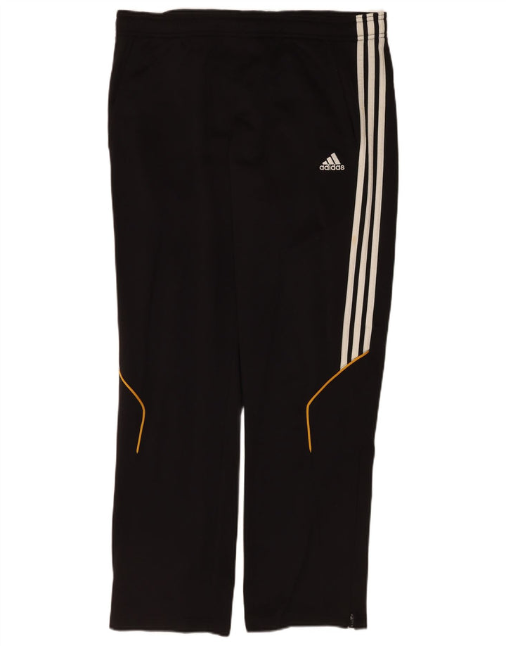 Pantaloni de trening Adidas pentru bărbați, poliester negru mic