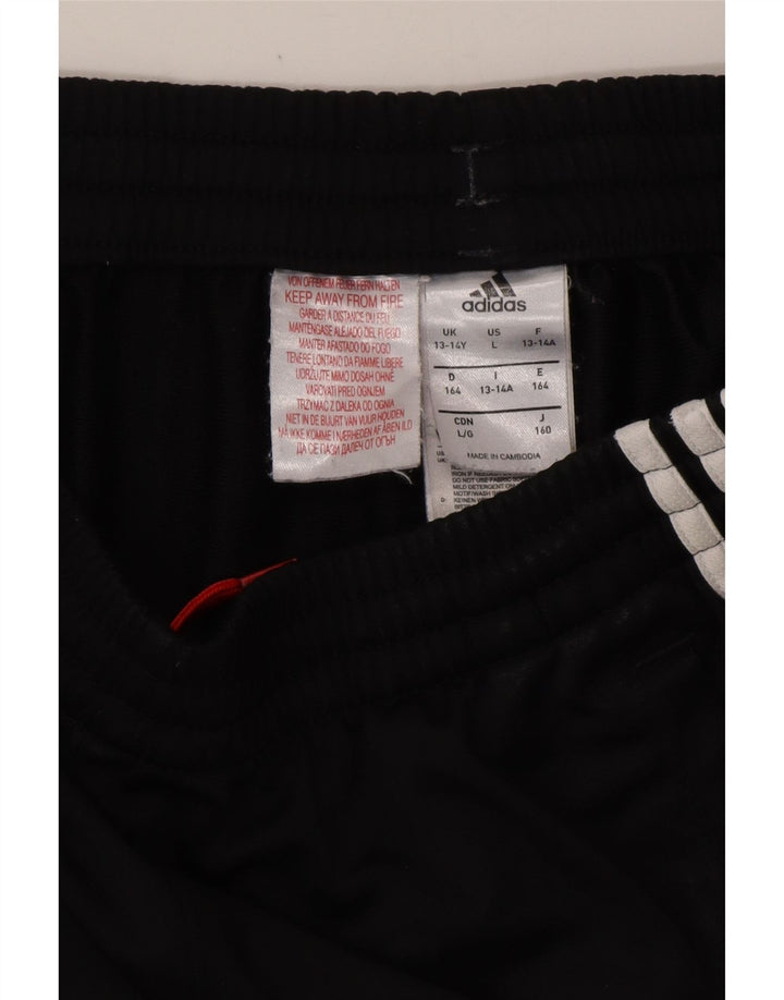 ADIDAS Băieți Pantaloni Trening Pantaloni Joggeri 13-14 Ani Poliester Negru