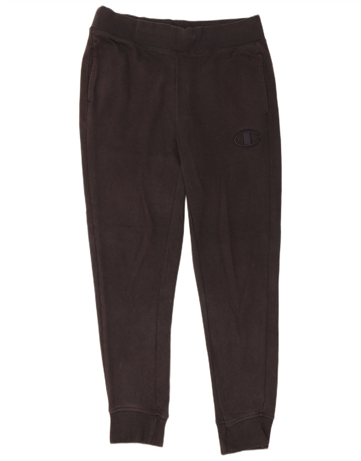 Pantaloni de trening pentru bărbați Champion Pantaloni de jogging Bumbac mediu negru