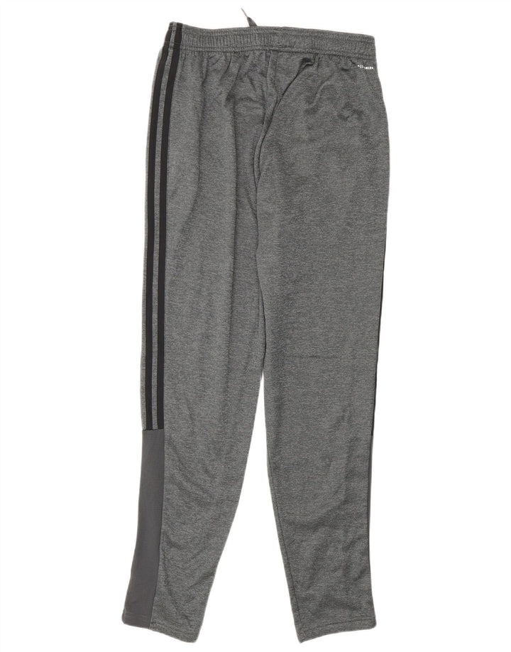 Pantaloni de trening Adidas pentru bărbați, poliester, gri mic
