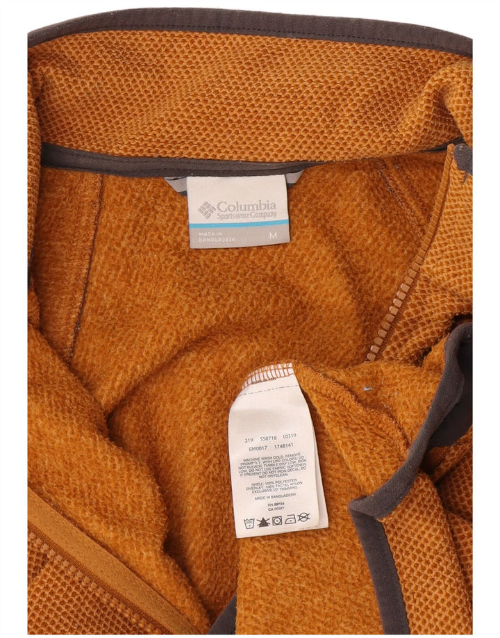 Jachetă fleece Columbia pentru bărbați, portocaliu mediu, poliester