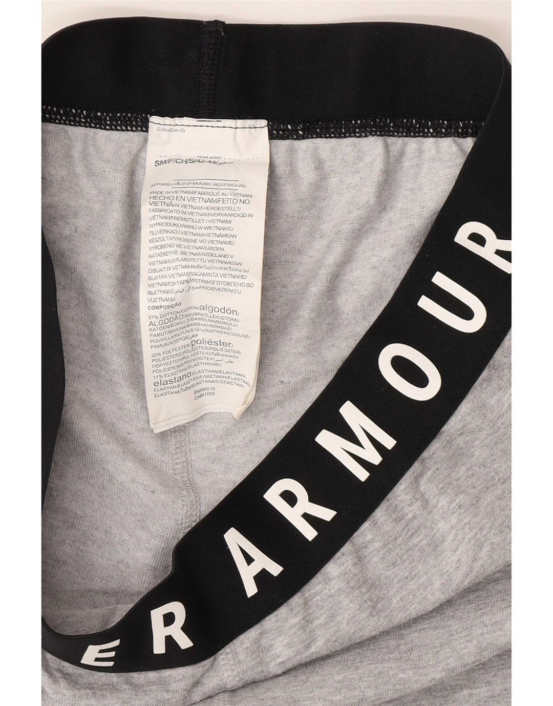 Leggings Capri cu grafică Under Armour pentru femei UK 8 Small, gri, colorblock