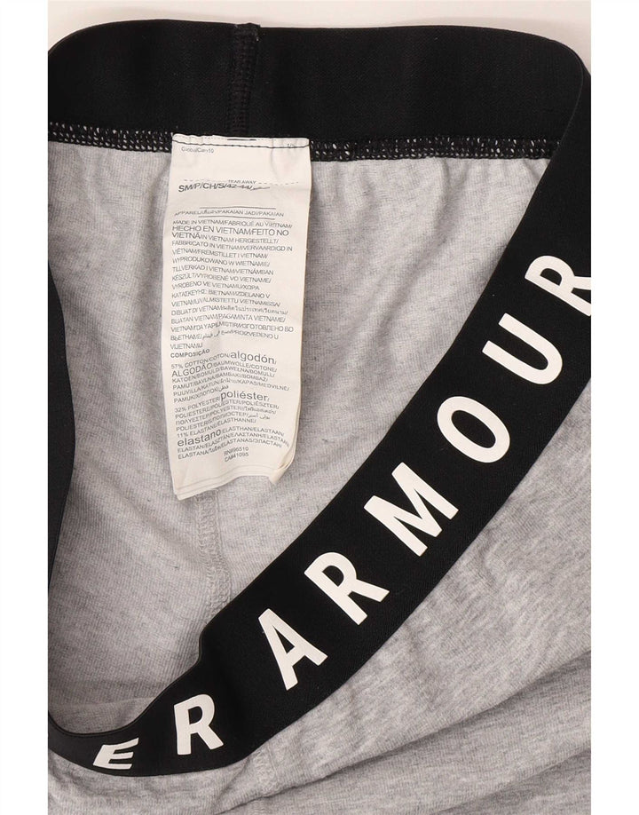 Leggings Capri cu grafică Under Armour pentru femei UK 8 Small, gri, colorblock