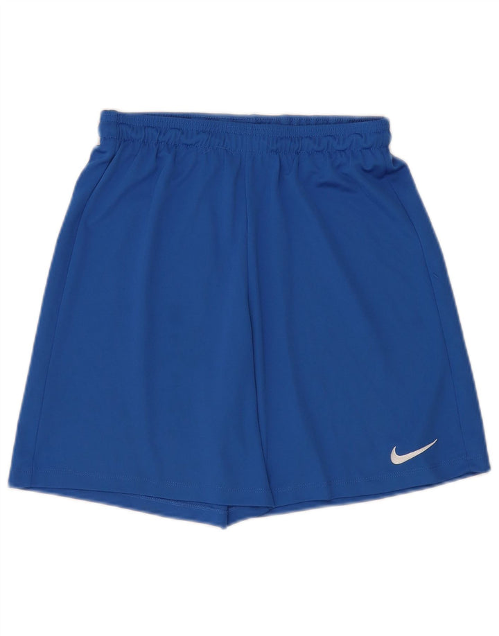Pantaloni scurți sport Nike Dri Fit pentru băieți 13-14 ani XL poliester albastru