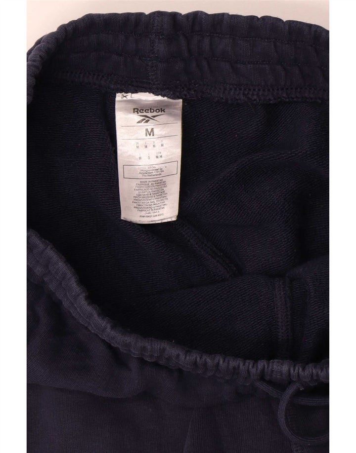 Pantaloni de trening pentru bărbați Reebok Pantaloni de jogging, bumbac mediu albastru bleumarin