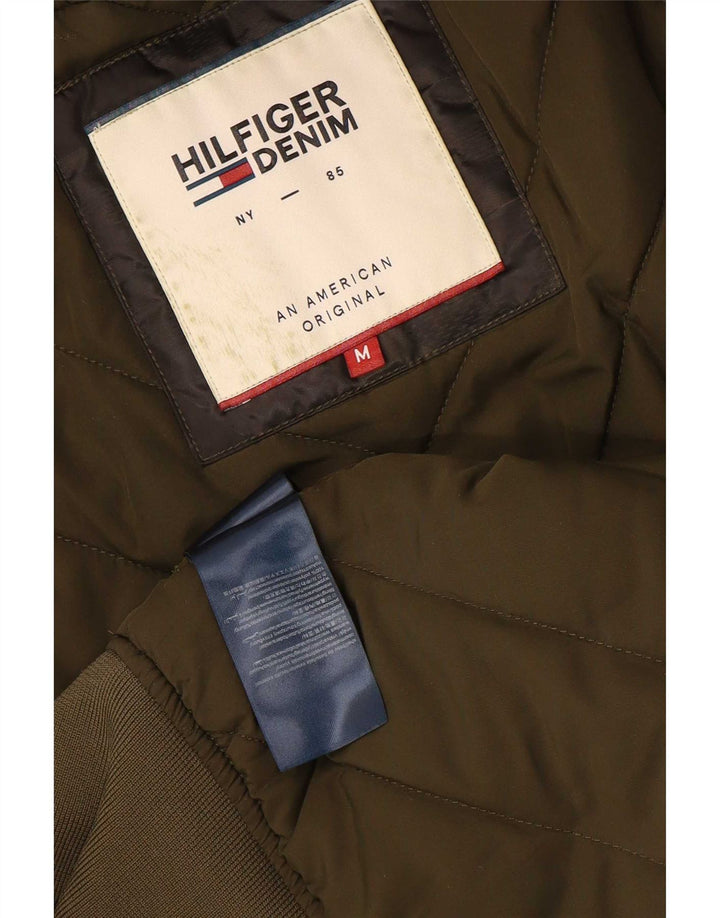 Jachetă bomber pentru bărbați Tommy Hilfiger UK 38 Poliester kaki mediu