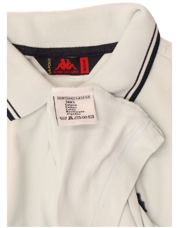 Cămașă polo pentru bărbați Kappa, bumbac albastru mediu