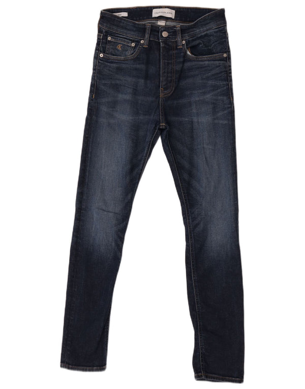 Blugi skinny pentru bărbați Calvin Klein W30 L30 bumbac bleumarin