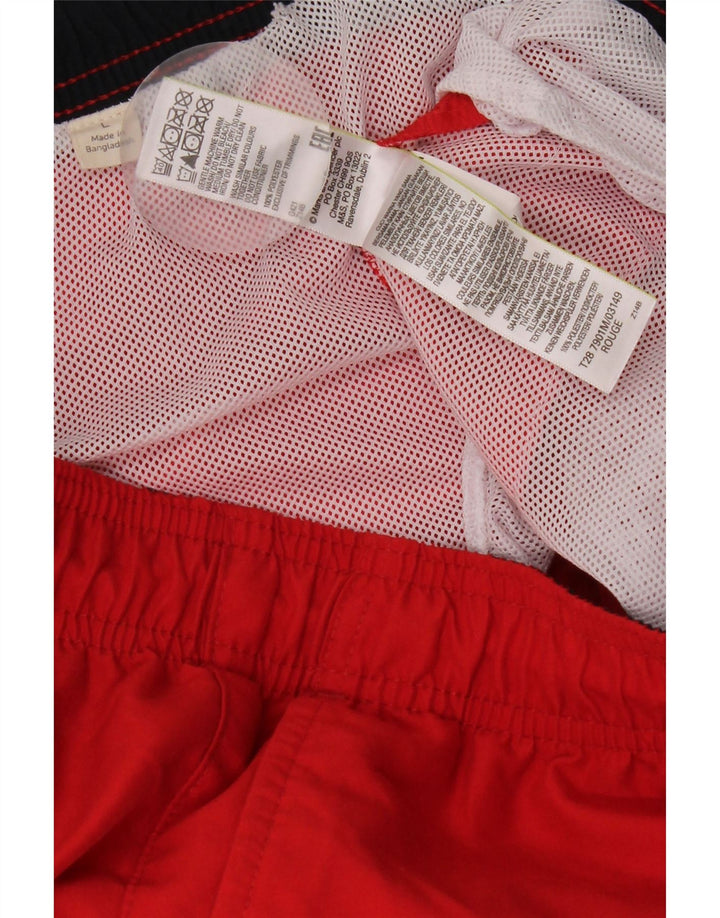 Marks & Spencer Pantaloni scurți de înot pentru bărbați din poliester roșu mare