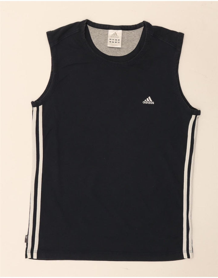 Tricou Bărbați Adidas Top Mediu Bleumarin Bumbac