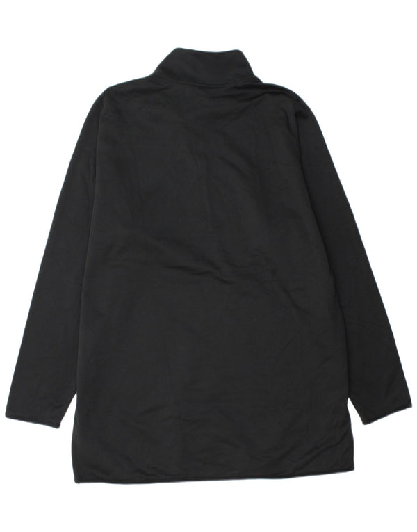 Nike Mens Tall Zip Neck Sweatshirt Jumper 3XL Black Polyester