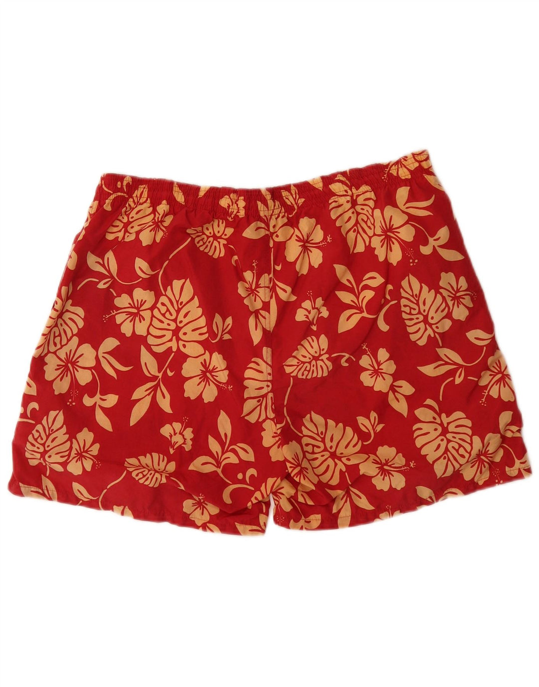 Pantaloni scurți de înot Gant pentru bărbați, nailon, floral, roșu mediu