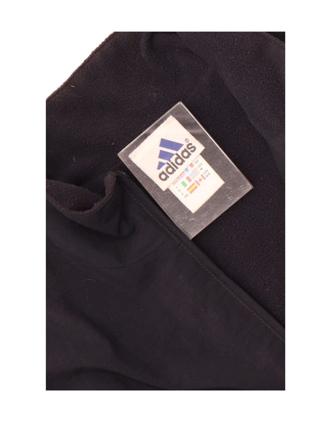 Adidas Mens Pullover Trening Top Jacket UK 40/42 Medium Bleumarin Blue