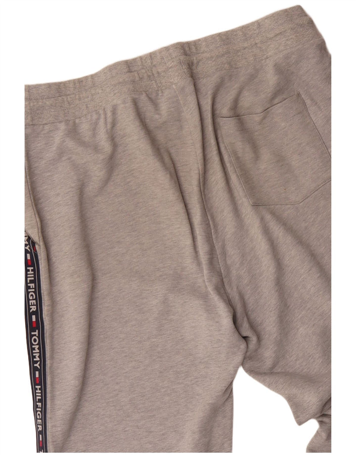 Pantaloni de trening grafic pentru bărbați Tommy Hilfiger Pantaloni de jogging XL, gri pete