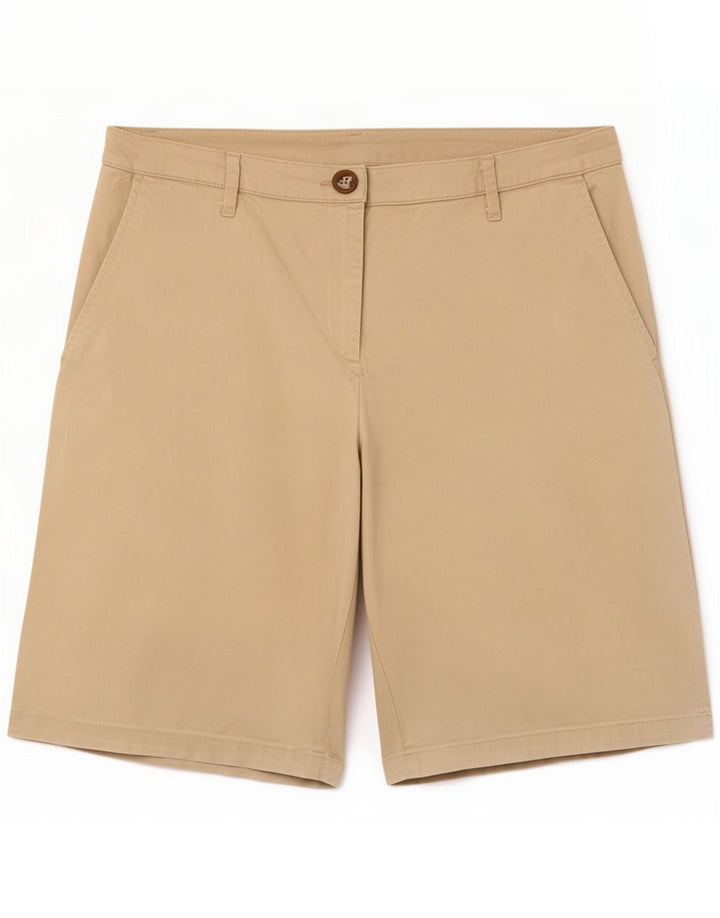 Benetton Pantaloni scurți casual pentru femei, mari W32 Beige