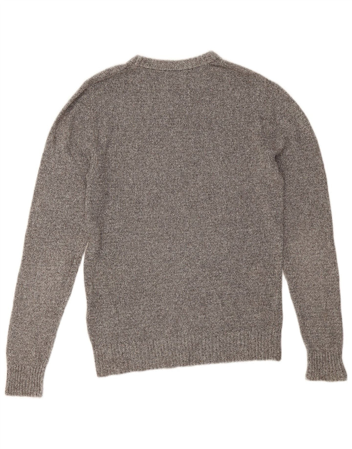 Pulover Jack & Jones pentru bărbați, cu gât crew, bumbac mic, gri