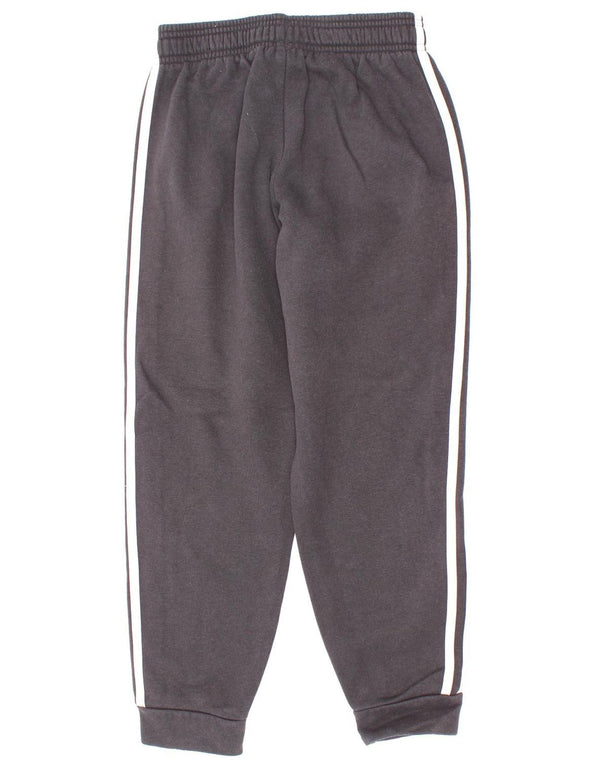 Pantaloni de trening Adidas baieti Joggeri 9-10 ani bumbac negru
