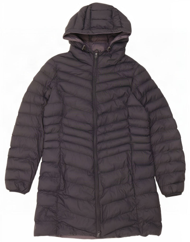 Manton căptușit cu glugă pentru femei Mountain Warehouse UK 14 Mediu Nailon bleumarin