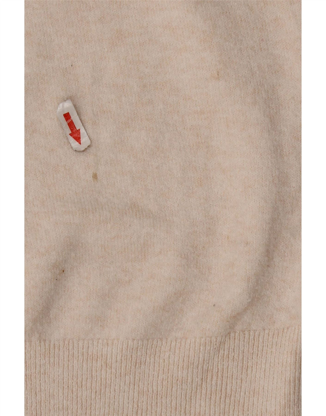 Marks & Spencer Pulover cu gât polo pentru femei UK 14 Medium Off White