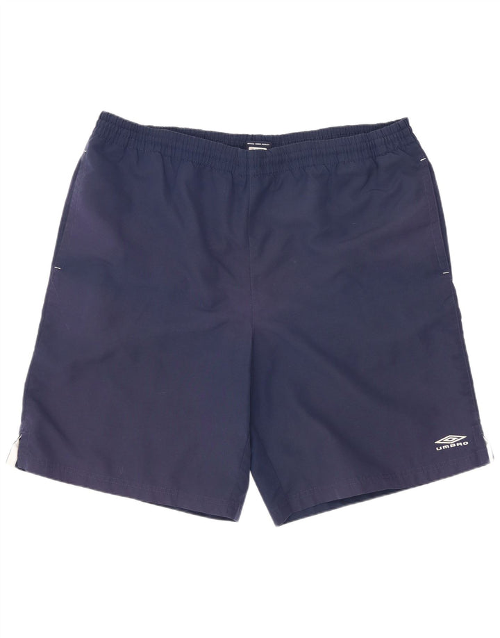 Pantaloni scurți de înot Umbro pentru bărbați XL bleumarin poliester