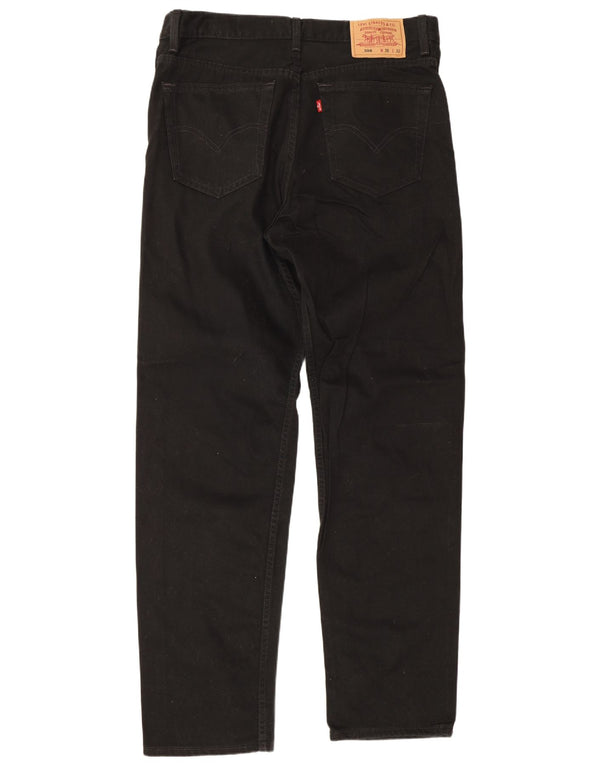 Blugi drepti pentru bărbați Levi's 504 W36 L32 negri