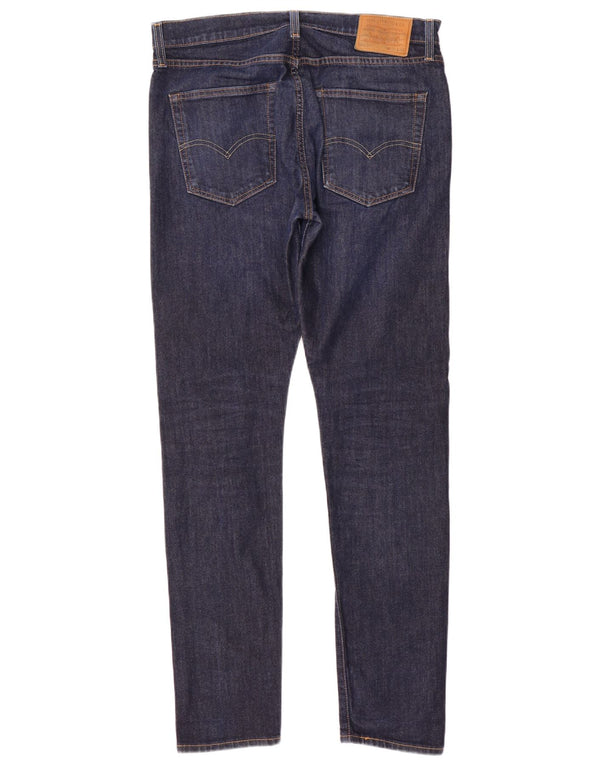 Blugi conici pentru bărbați Levi's 512 Slim Tapered W34 L34 Bumbac bleumarin