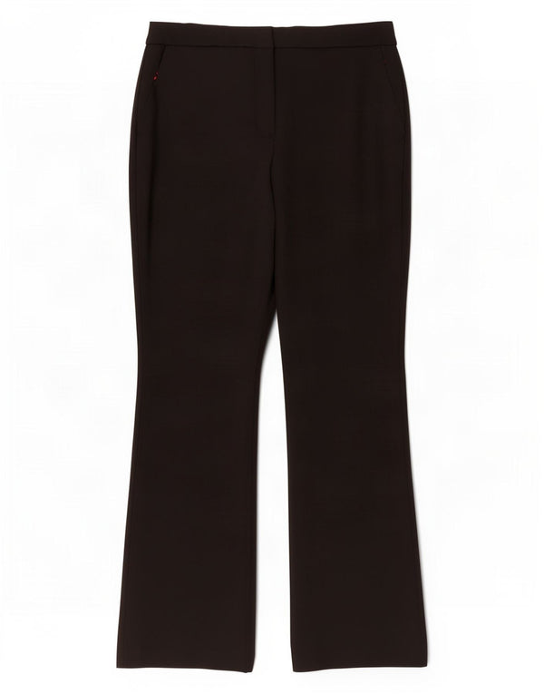 Pantaloni chino Bootcut Boden pentru femei UK 14 Large W32 L31 Black Viscose