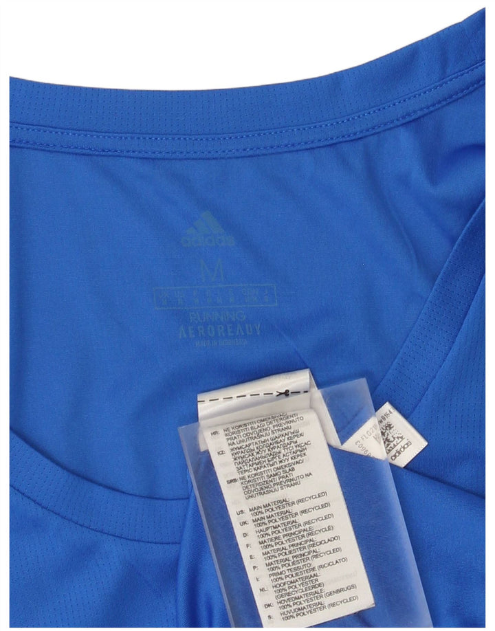 Vestă pentru bărbați Adidas Aeroready Top Medium Blue Poliester