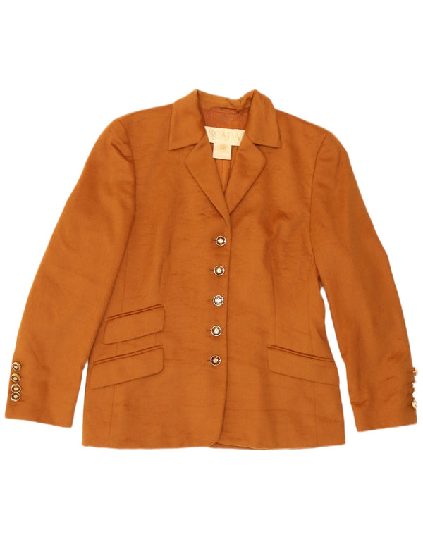 Jachetă Blazer cu 5 nasturi Escada pentru femei by Margaretha Ley EU 38 Maro Mediu