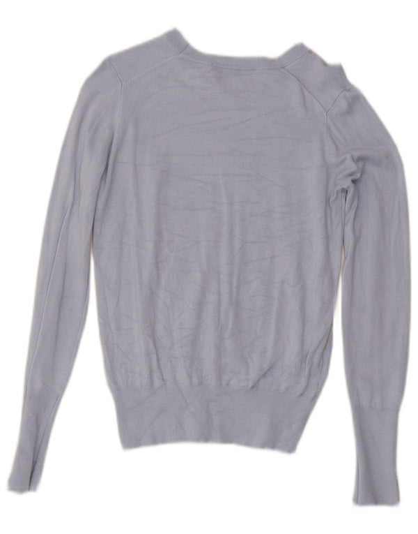 Pulover pentru femei Zara, cu gât de barcă, UK 10 Small Blue