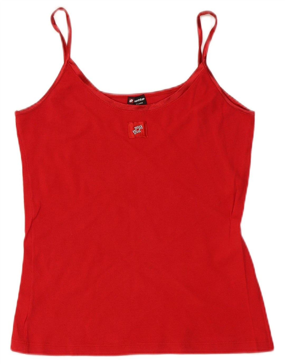 Top camis pentru femei Lotto UK 18 XL bumbac roșu