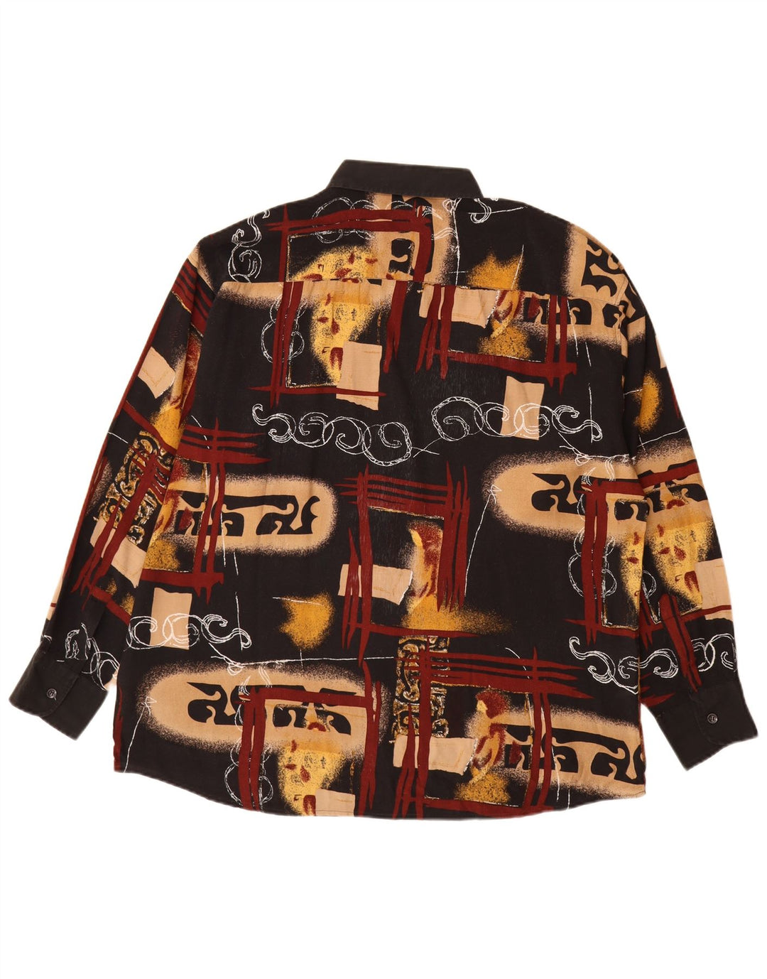Cămașă pentru bărbați VINTAGE cu model abstract, XL, multicoloră