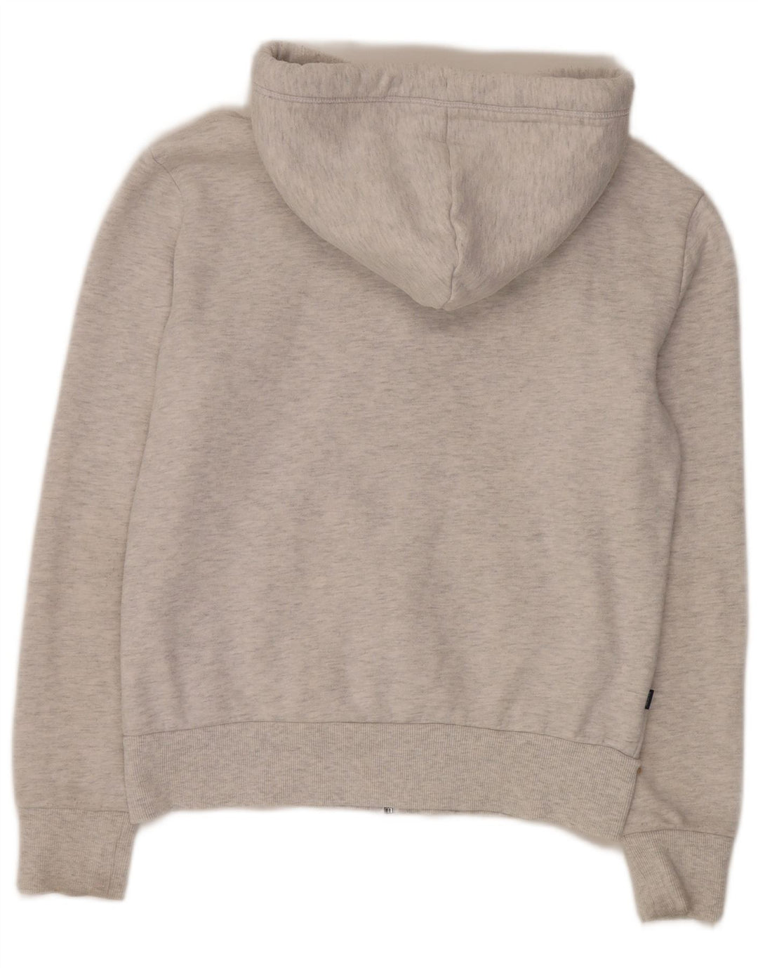 Pulover Superdry pentru bărbați, cu fermoar, bumbac, gri mediu