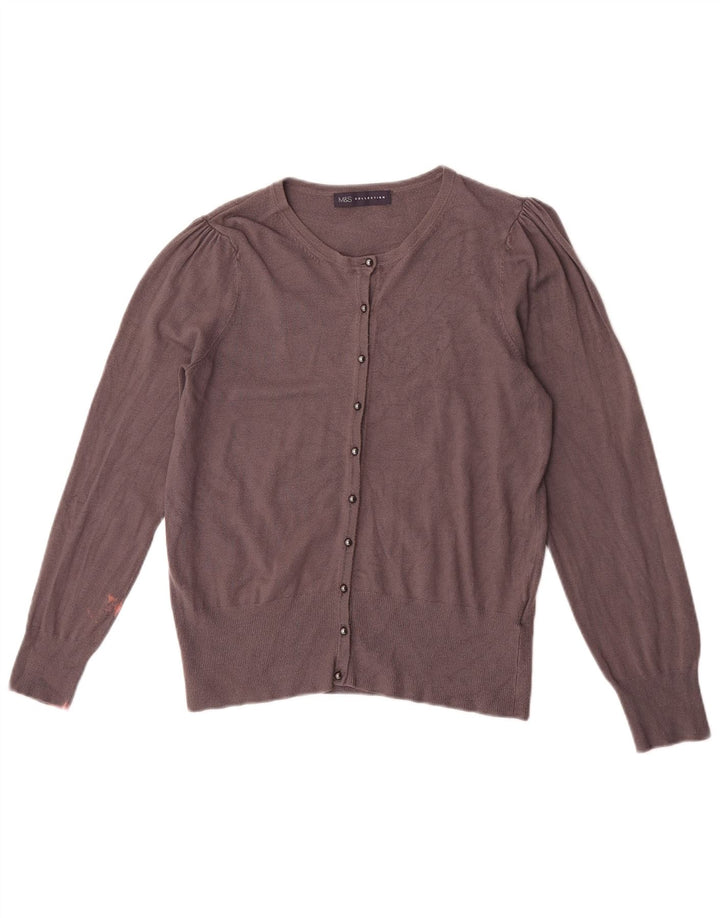 Pulover cardigan pentru femei Marks & Spencer UK 12 Medium Gri Viscose