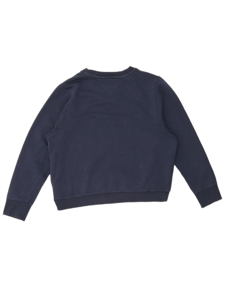 Pulover supradimensionat pentru femei Tommy Hilfiger UK 10 Mic bleumarin