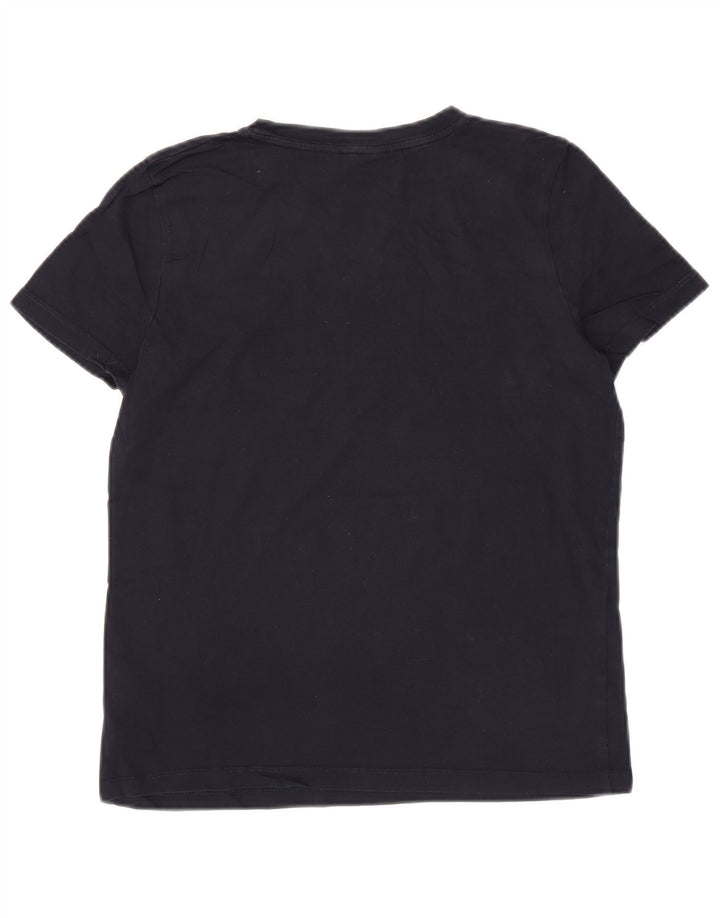 TOMMY HILFIGER Tricou cu grafic pentru femei Top UK 12 Medium Bleumarin Bumbac