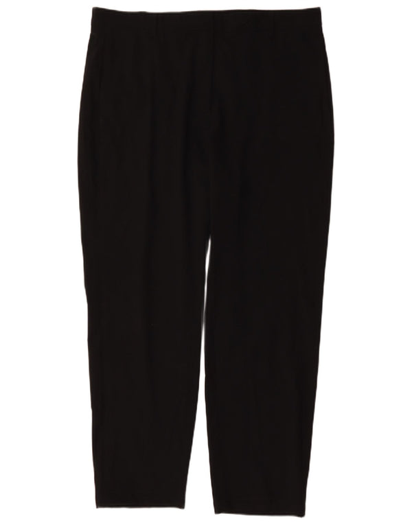 Pantaloni chino drepti pentru femei Marks & Spencer UK 16 Large W36 L30 Negru