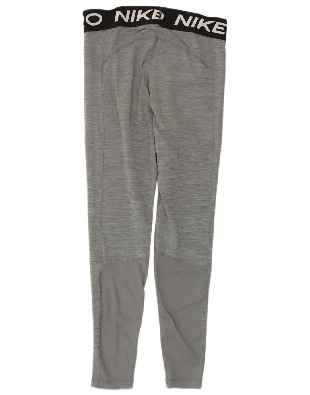 Leggings cu grafice Nike Dri Fit pentru femei UK 12 Gri mediu Colorblock
