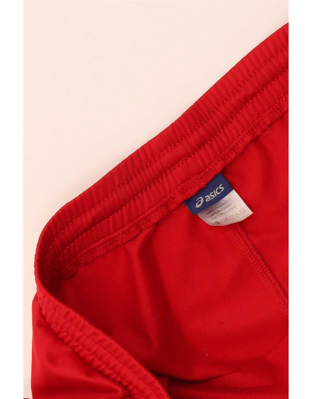 Pantaloni de trening Asics pentru bărbați XL poliester roșu