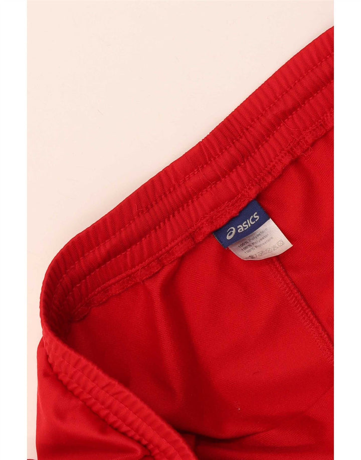 Pantaloni de trening Asics pentru bărbați XL poliester roșu