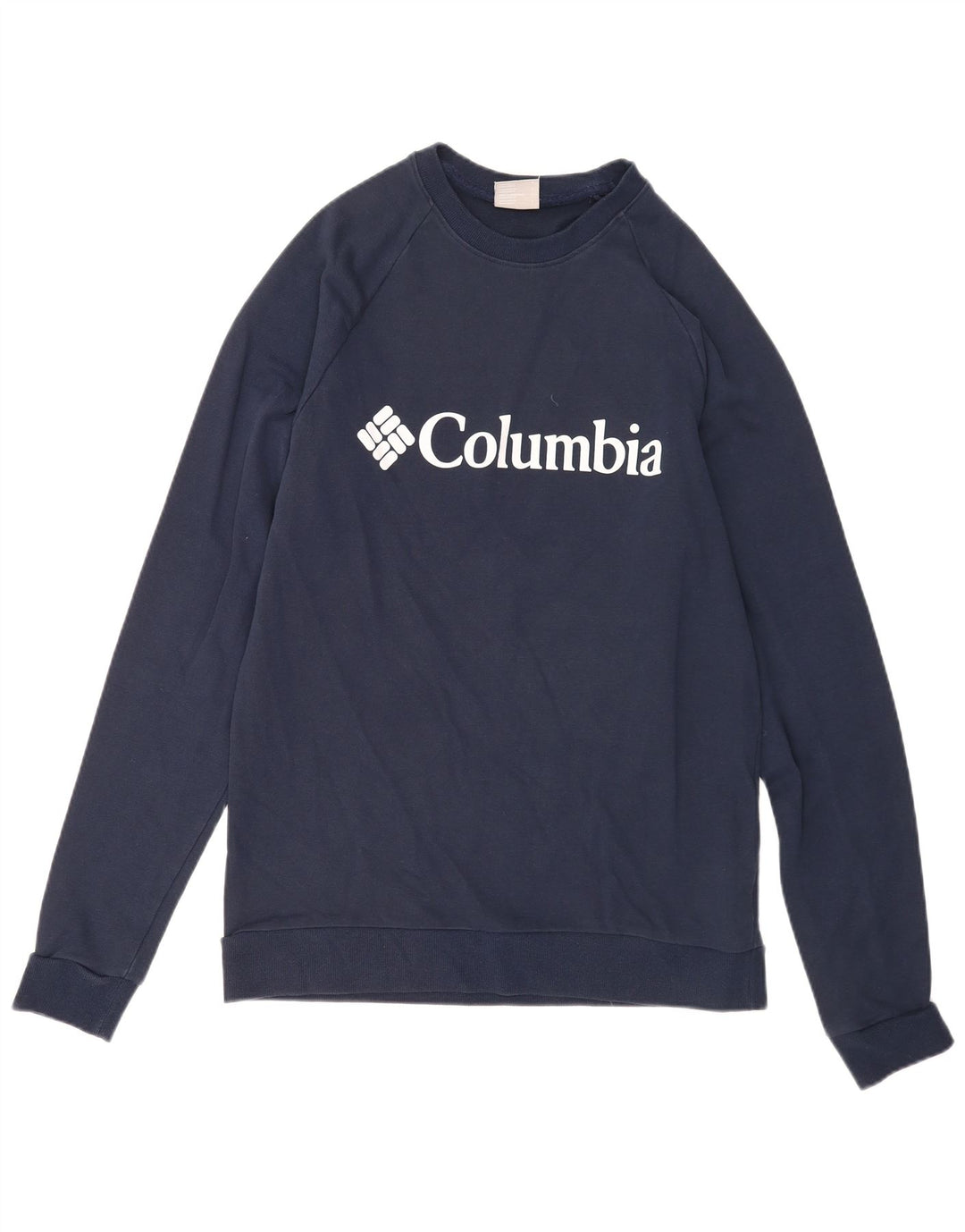Hanorac grafic Columbia pentru bărbați Pulover mare din bumbac bleumarin