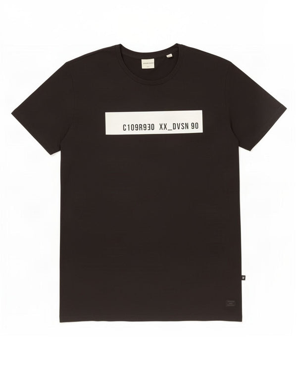 Tricou Jack & Jones Core Graphic pentru bărbați Top XL Bumbac negru