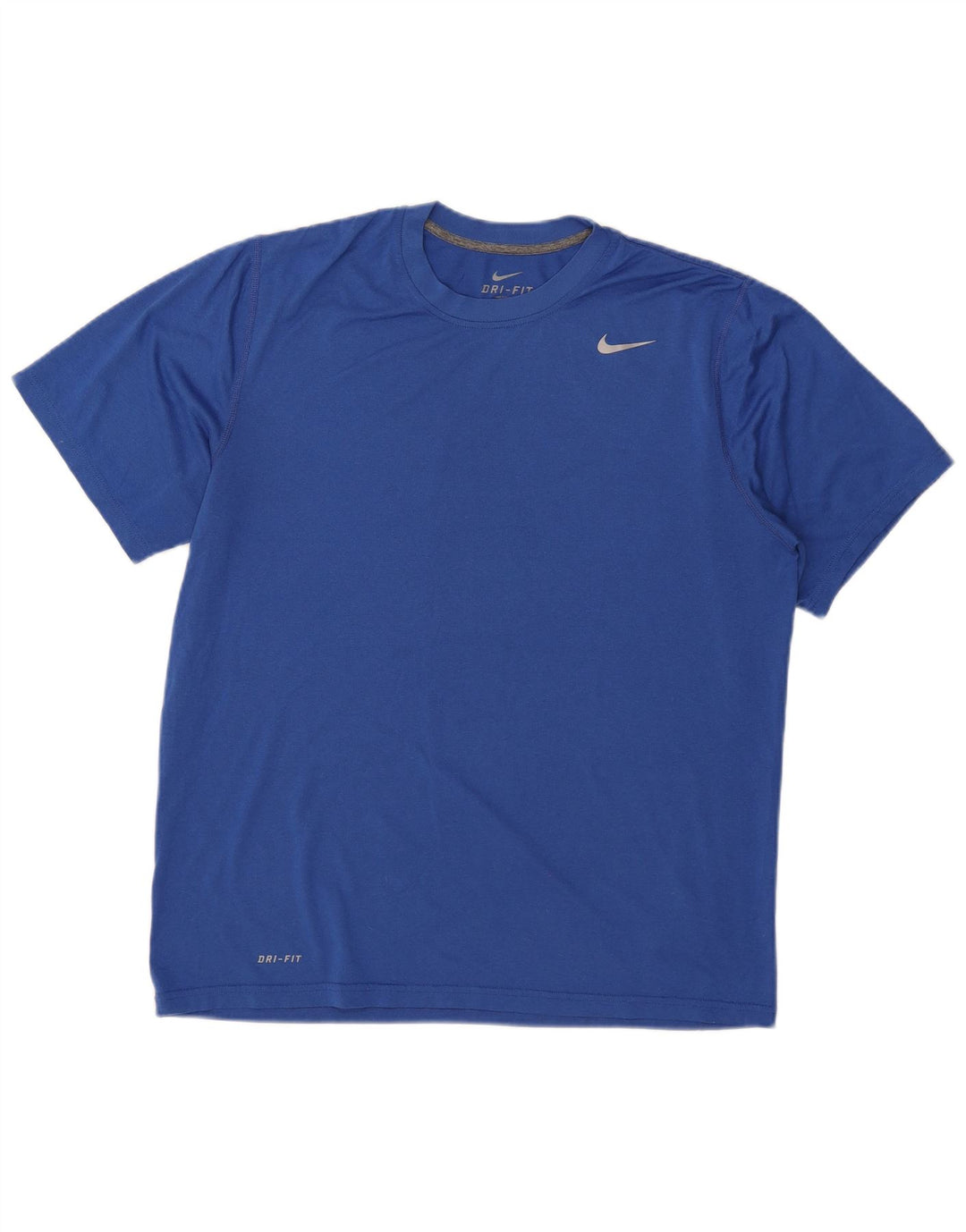 Tricou pentru bărbați Nike Dri Fit Top UK 42/44 Poliester albastru mare