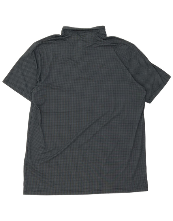 Tricou polo Nike pentru bărbați Dri Fit 4XL, poliester cu pete verzi